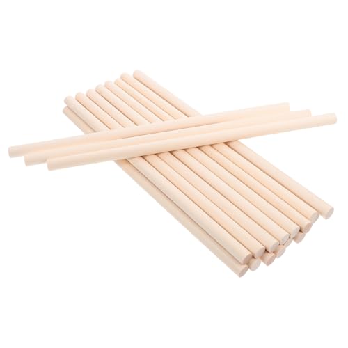 WESIEVYA 20St Rhythmusstock Rhythmus-Sticks spezielle Trommelstöcke musikinstrumente musikalisches Spielzeug Rhythmusschläger für Kinder klassisches Schlaginstrument Musikstock Birke Beige von WESIEVYA