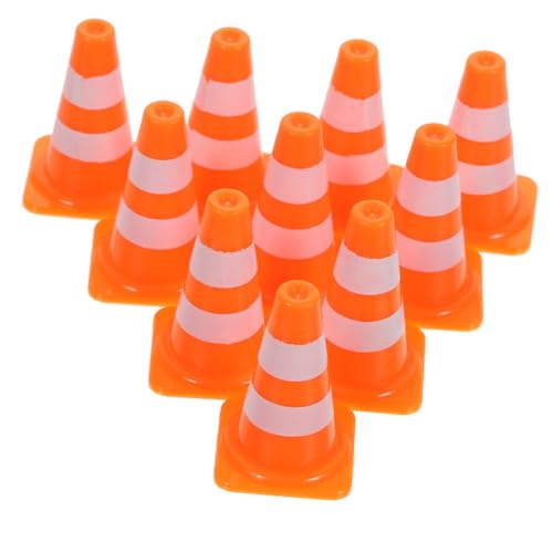 WESIEVYA 20St Traffic Signs Traffic Cone Marker Cones Road Mat for Toy Cars Traffic Cones Toy Traffic Cone Cones Space Markers Discs Cones Space Markers Traffic Cone Toy Toy Road Signs von WESIEVYA