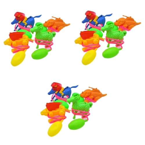 WESIEVYA 24 Stk Luftdruckspringender Frosch Luftdruck Frosch Spielzeug Poolspielzeug Zum Aufziehen Springende Frösche Spielzeug Tierisches Springen Sprungspielzeug Luftdrucksprungpferd Pvc von WESIEVYA