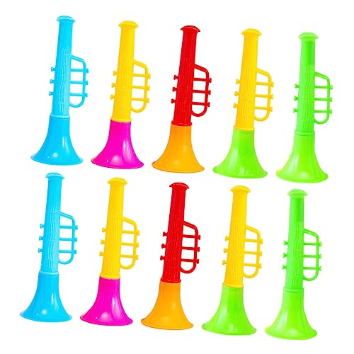 WESIEVYA Mini-Trompetenspielzeug für Jungen und Mädchen 25-teiliges Party-Requisiten-Set leichtes Hornspielzeug für Jungen und Mädchen zufällige Farbe von WESIEVYA