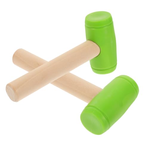 WESIEVYA Nicht-Jungen und Mädchen Hammer Spielzeug Set 2pcs Hammer und Hammer Spielzeug für Jungen und Mädchen Holz für Kleinkinder von WESIEVYA