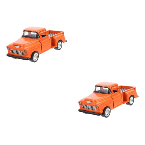 WESIEVYA 2St Pickup-Truck-Modell Kinder bastelset basteln für Kinder geldgeschenke Weihnachten LKW Spielzeug LKW-Fahrzeugmodell Miniaturautos kleines LKW-Modell Geländewagenmodell Legierung von WESIEVYA