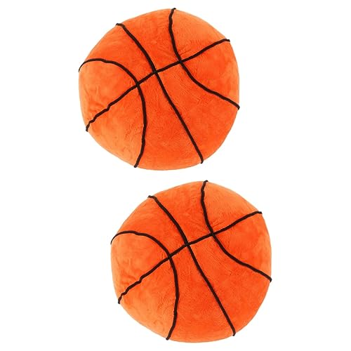 WESIEVYA 2St Plüsch-Basketballspielzeug Basketball-Plüsch zum Verschenken Basketball-Plüschtiere Kinderspielzeug Spielzeuge Basketball für Kleinkinder von 1 bis 3 Jahren Sportballspielzeug von WESIEVYA