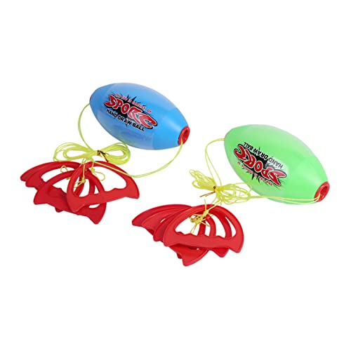 WESIEVYA 2st Ball Für Spieler Bälle Ziehen Sport Elastische Zugbälle Spielzeug Für Ballspiele Slider-Fitness-Spiel Kidcraft-spielset Hand, Die Bälle Zieht Sport-Fitness-Spiel von WESIEVYA