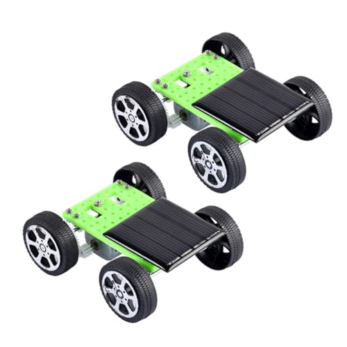 WESIEVYA 2st DIY-Auto Fahrzeug Der Montagewissenschaft Solarbetriebenes Auto-kit Bildungstechnik Auto Rc Auto Selber Bauen Lernspielzeug Für Kinder DIY Solarauto Autos Für Kinder Black von WESIEVYA