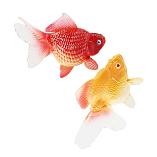 WESIEVYA 2st Künstlicher Kleine Aquarien Aquarium-tierfigur Quallendekoration Wasserspielzeug Schwimmbad Qualle Nachtlicht Künstliche Aquarienfische Modell Goldfischbecken PVC von WESIEVYA