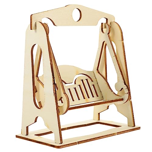 WESIEVYA 3 Sätze DIY Schaukel werkzeugset Werkzeug-Sets kinderpuzzle laubsägen für 3D-Puzzles aus Holz schwingen Bauen 3D-Rätsel von WESIEVYA