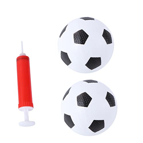 WESIEVYA 3 Sätze Fußballspielzeug -Fußball Outdoor-Spielzeug für Kinder Regenbogen aufblasbarer Baseball kinderspielzeug Kinder Spielzeug Kinder fußball Mini-Fußball für Kinder rot von WESIEVYA