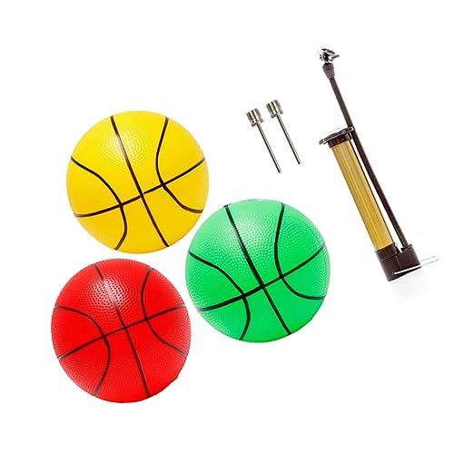 WESIEVYA 3 Stück 9 Kugelspielzeug Spielset für Kinder Sportspielzeug Aufblasbarer Basketballball kidtraxtoys Kinder Outdoor Spielzeug Kinder draußen Spielzeug Ballspielzeug Ball für Kinder von WESIEVYA