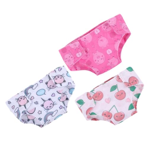 WESIEVYA Baby Puppenkleider Kleine Puppe Puppenunterwäsche Set Bunte Unterhosen Für Puppen Puppenbekleidungszubehör Für Kreative Spielideen Ideal Für Ab 3 Jahren von WESIEVYA