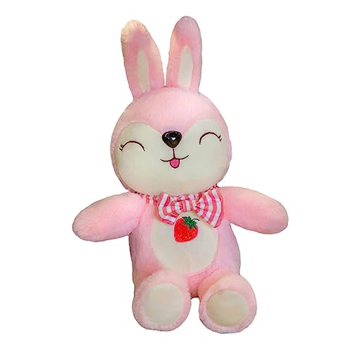 WESIEVYA 38 cm Kaninchen üschtier Rosa üße Tier üschpuppe Für Kinder Ideales Kinderspielzeug Und Festival Weiches Kuscheltier Für Schmusefreunde von WESIEVYA