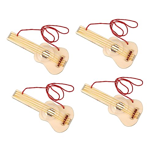 WESIEVYA 4 Sätze Ukulele aus Holz Ukulele bausatz selber Machen Mini- Ukulele-Bausatz musikinstrumente Musik Instrumente Spielzeug Gitarre selber Bauen DIY Ukulele Material Kit von WESIEVYA