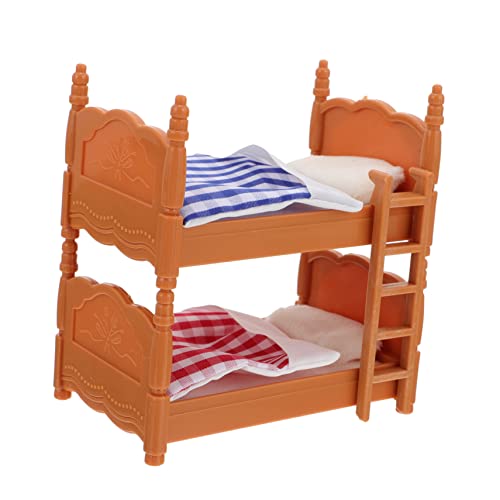 WESIEVYA 4 Stück Bett Portable Bed hochbeet aus Kunststoff air cot Puppenhaus Zubehör puppenstubenmöbel Dekor Kinder Spielen Wiege Spielzeuge Mini-Schlafzimmermöbel Simulationsmöbel PVC von WESIEVYA