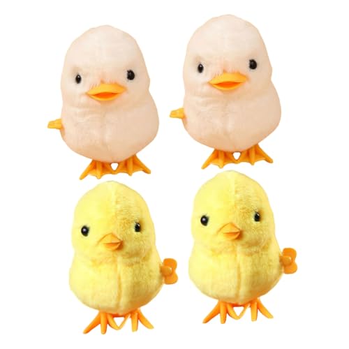 WESIEVYA 4 Stück Teiliges Plüsch hühner Wind up Springende Aufziehspielzeuge ohne Batterie Farbenfrohe Kuscheltiere für Kinderzimmer und Geschenke Robuste Verarbeitung Fördert WESIEVYA 4 Stück Teiliges Plüsch hühner Wind up Springende Aufziehspielzeuge ohne Batterie Farbenfrohe Kuscheltiere für Kinderzimmer und Geschenke Robuste Verarbeitung Fördert von WESIEVYA