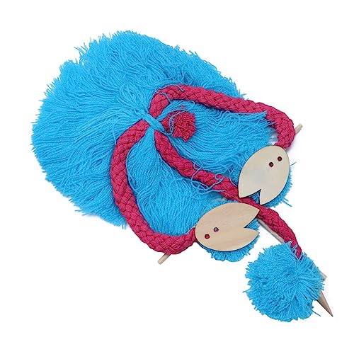 WESIEVYA 5 Stück String Sweep Puppe Ausgestopfte Hunde Für Flauschige Stofftiere Gadget Puppen Für Kinder Puppen Für Handpuppen Rußpuppe Scrump Plüschtier Blaues Holz von WESIEVYA