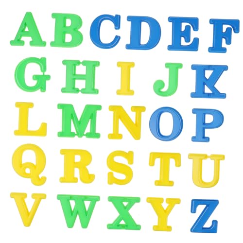 WESIEVYA 52 STK Buchstabenformen für Kinder sandspielzeug für Kinder Kind sandspielzeug Kinder Activity aktivity für Kinder Lernen von Formen für Strandbuchstaben Alphabet-Buchstaben-Formen von WESIEVYA