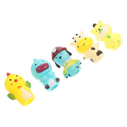 WESIEVYA 5St Animal Finger Puppen Fingerpuppe Spielzeug Tierische Fingerpuppen kindertagsgeschenke kindertag puppentrage kinderspielzeug schöne Fingerpuppen Dehnbare Fingerpuppen von WESIEVYA