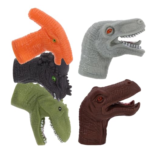 WESIEVYA 5St Finger-Dinosaurier- Interactive Toys für Dinosaurier-Fingerpuppen Dinosaurier-Handpuppe entzückende Fingerpuppen Fingerspielzeug für Kleinkinder von WESIEVYA