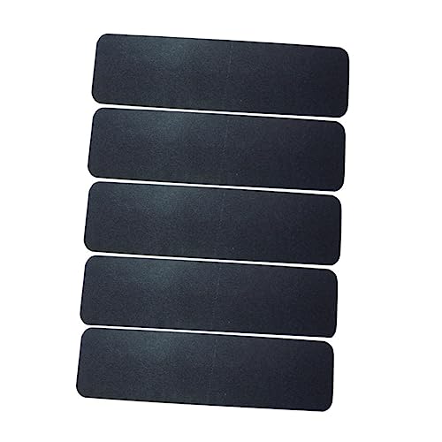 WESIEVYA 5St Skateboard-Schleifpapier Schmirgelband Griffbretter Board Griptape perforiertes Griptape Skateboard zubehör Skateboard-Zubehör Klebebänder für Skateboard Griffbrettband Black von WESIEVYA