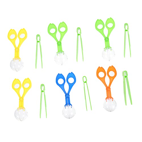 WESIEVYA 6 Sätze Insektenclip Outdoor-spielset Für Kinder Schmetterlings-scherenclip Insektenfangklemme Naturerkundungsspielzeug Werkzeuge Für Kinder Spielzeug Für Draußen Plastik von WESIEVYA