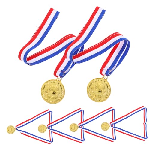 WESIEVYA 6 Stück Medaillen Zum Aufhängen Spielzeuge Ermutigungsmedaillen Wettbewerbsmedaillen Künstliche Medaillen Wettbewerbsbelohnungsmedaillen Auszeichnungszubehör Medaillen Für von WESIEVYA