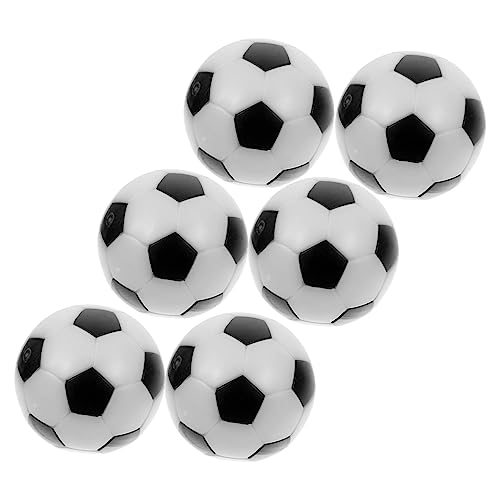 WESIEVYA 6er Set 32mm Tischfußball Bälle/Kleine Fußballspielzeuge Für Kickertische Ideal Für Erwachsene Und Perfekt Für Tischfußball Spiele von WESIEVYA