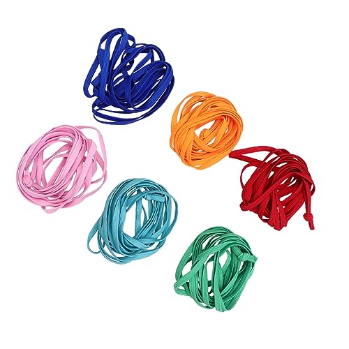 WESIEVYA 6St elastische Seile sportgeräte Sport geräte klimzug gummibänder die gummibärenbande Jump Rope Fitness-Sprungseil Sprungspiel für Kinder Springseil Seilspringen für Kinder von WESIEVYA