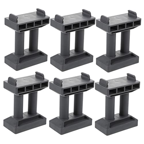 WESIEVYA 6pcs Railway Bridge Pier Pier Spielzeugsimulation Zug Vor, Brückenpiermodell DIY Bridge Support von WESIEVYA