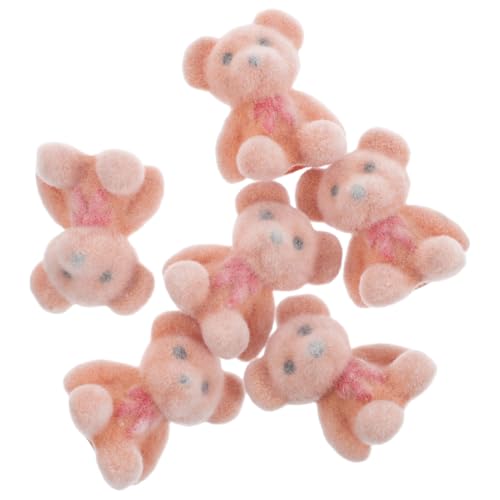 WESIEVYA 6st Mini-bärpuppe Valentinstag-Mini-bär- Kleiner Ausgestopfter Bär Bären Als Tafelaufsatz Für Die Babyparty Minibären Für Die Babyparty Minibären Masse Plastik Light Brown von WESIEVYA