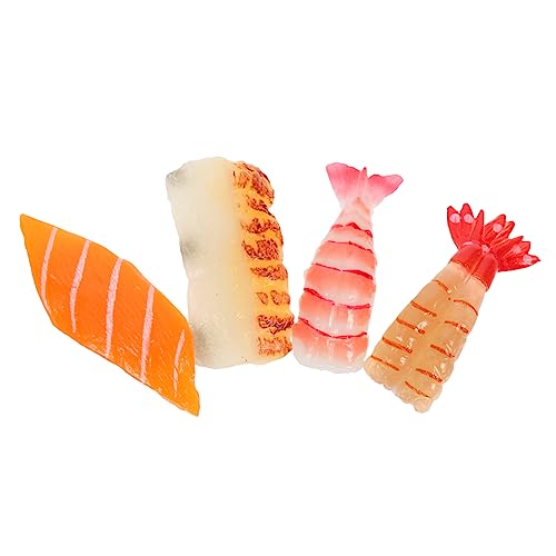 WESIEVYA 8 STK Sushi-Simulation Simulation Von Sushi-Essen Realistisches Japanisches Essen Schönes Sushi-Model Künstliches Sushi-Modell Gefälschtes Sushi-Modell Imitiertes Sushi-Modell PVC von WESIEVYA