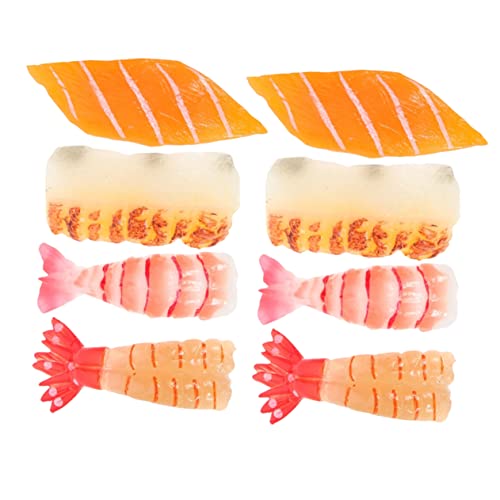 WESIEVYA 8pcs Künstliche Sushi Modelle Tragen-beständig Lebensmittel für Home Party Dekorationen von WESIEVYA