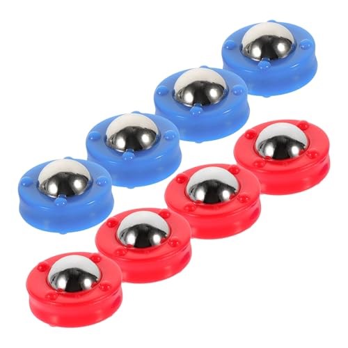 WESIEVYA 8st Tisch-Shuffleboard Shuffleboard-Pucks -bälle Zubehör Für Kickerspiele Spielzeug Mini-fußball Shuffleboard-perlen Pucks Für Tischspiele Mini-fußbälle Rollende Bälle Plastik von WESIEVYA