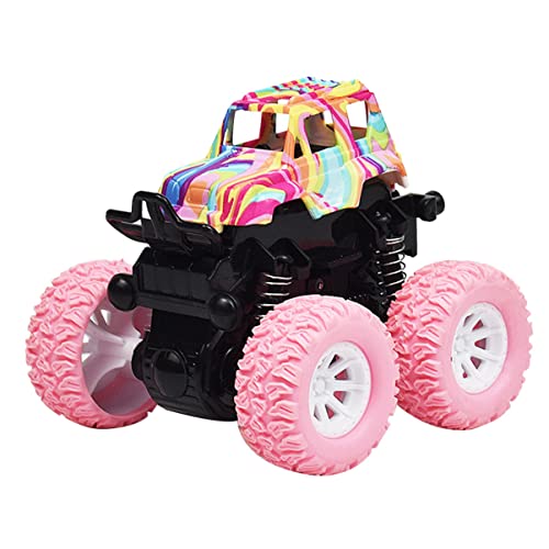 WESIEVYA Auto Modell Robuste Inertia Offroad Fahrzeug Für Vier Rad Antrieb Anti Schock Camouflage Pink Ideales Lernspielzeug Für Kreative Entfaltung von WESIEVYA