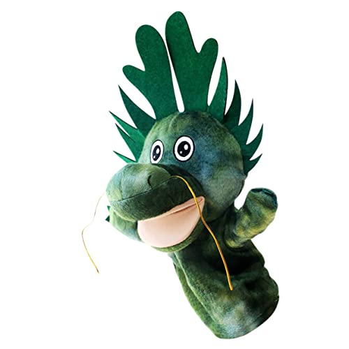 WESIEVYA Blauer Drache Handpuppe Spielzeuge Handpuppe Für Kinder Bequemes Babyspielzeug Handpuppen Beruhigendes Spielzeug Rollenspielspielzeug Handpuppe Spielzeug Superweicher Stoff von WESIEVYA