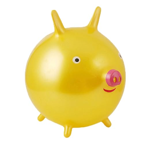 WESIEVYA Chowder Bouncing Ball Hüpfball Für Kinder Balanceball Für Kinder Aufblasbarer Springball Kidcraft-spielset Cartoon-Bounce-Ball Mädchen Spielzeug Dicker Springender Ball PVC von WESIEVYA