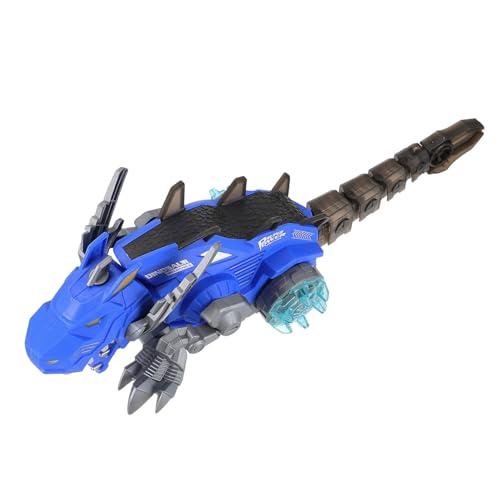 WESIEVYA Dinosaurier-Spielzeug Dinosaurier-Modell Leuchtendes Dinosaurierspielzeug Fernbedienung Dinosaurier Dinosaurierspielzeug Für Kinder Roboter Spielzeug Dinosaurier- Plastik Blue von WESIEVYA