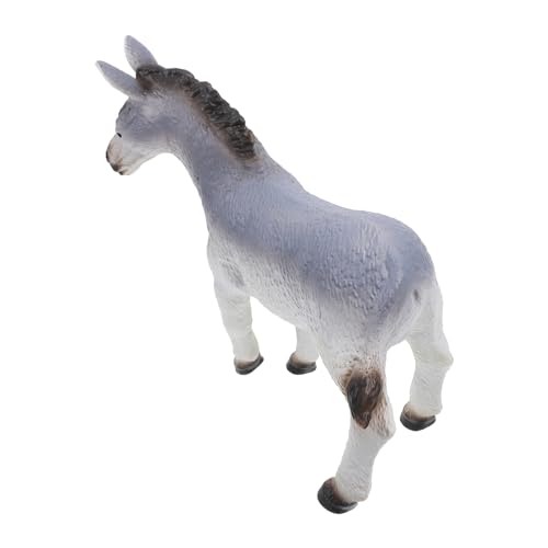 WESIEVYA Stehende Donkey Figur Aus Weichem Realistisches Modell Für Und Gartendekoration Lernspielzeug Für Eselrassen WESIEVYA Stehende Donkey Figur Aus Weichem Realistisches Modell Für Und Gartendekoration Lernspielzeug Für Eselrassen von WESIEVYA