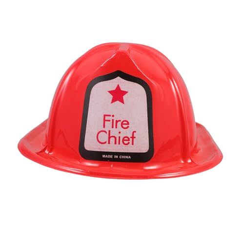 WESIEVYA Feuerwehrmann Hut Cosplay Feuerwehrmann Helm Cosplay Kinderhüte Jungen Feuerwehrmann Partygeschenke Feuerwehrmann Cosplay Hüte Kinder Feuerwehrmann Helm von WESIEVYA