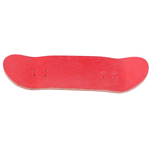 WESIEVYA Finger-Skateboard Spielzeug Für Kinder Fingerboards Für Kinder Surf-Skateboard-Deck Kompaktes Fingerskateboard Mini-Skateboard-Deck Skateboard DIY Kinder Mini-Spielzeug Hölzern Rot von WESIEVYA