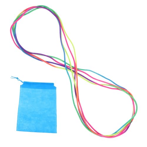 WESIEVYA Gummiband Outdoor draußen Sling Bungee gummischlangen Sport Chinesisches Springseil Partyspielspielzeug Kinderspielzeug im Freien Plastik von WESIEVYA