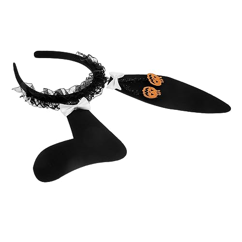 WESIEVYA Halloween-Hasenohren Cosplay Hasenohr Stirnband Party-Stirnbänder Haarband halloween haarschmuck hairbands Kopfbedeckung mit Hasenohren Kopfbedeckungen für Bühnenauftritte gefühlt von WESIEVYA