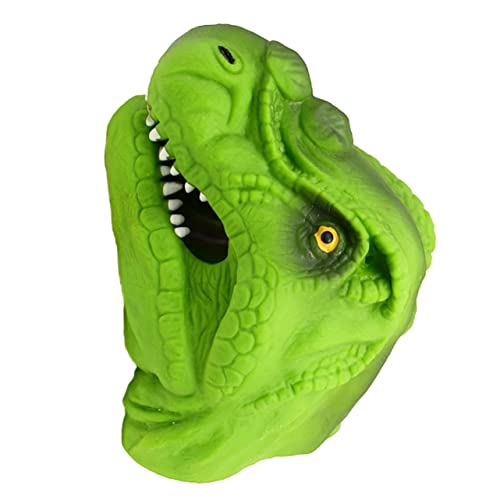 WESIEVYA Handpuppe Puppen für Tierpuppen Spielzeug für Hasen Kaninchenpuppe Kinderhandspielzeug kindersachen Chaps Kinder Dinosaurs Hand Puppet Kinderspielzeug Puppenspielzeug Plastik Green von WESIEVYA