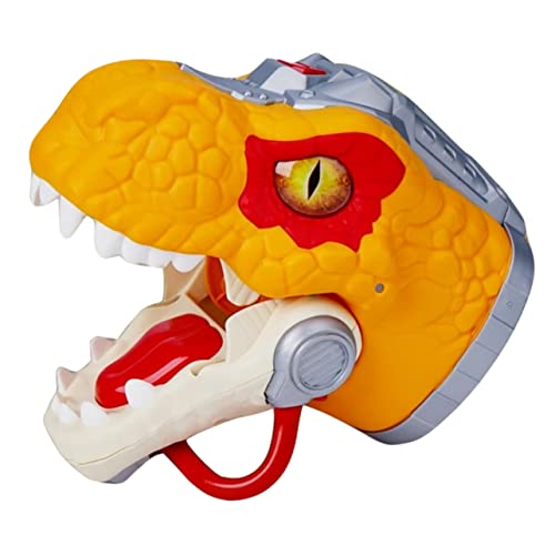 WESIEVYA Handpuppe plastikenten Chaps Kinder Kreatives Spielzeug laufstall Spielzeug Dinosaur Toys Kinderspielzeug realistisches Handspielzeug Kinderpuppen Cartoon-Handspielzeug Orange von WESIEVYA