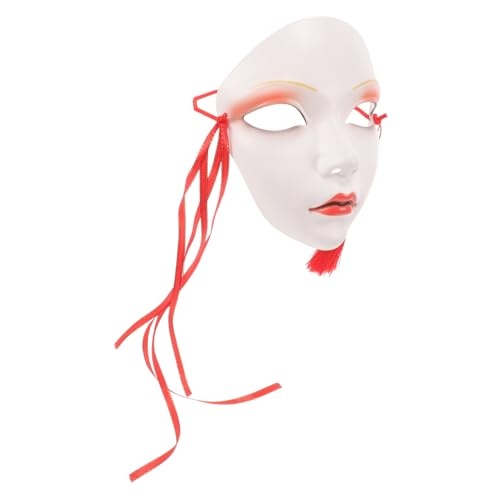 WESIEVYA Hanfu-Maske Opernmaske Tierfuchsmaske Karneval-Maske ostern gesichtsmaske Fuchs-Cosplay-Maske halloween maske halloween-maske cosplay mask Frauenmaske Party-Gesichtsmaske Plastik von WESIEVYA