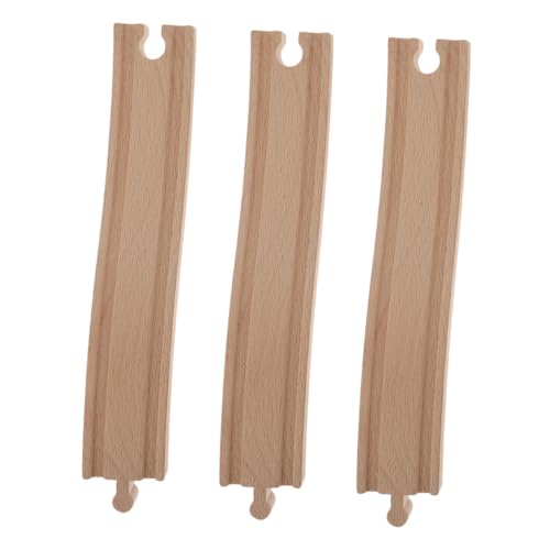 WESIEVYA Holzeisenbahn Zubehör Kinder Spielzeug Holz Gleisrequisiten Montierte Schienen Für DIY-bahnspiel Erweiterung Für Eisenbahnspielzeug WESIEVYA Holzeisenbahn Zubehör Kinder Spielzeug Holz Gleisrequisiten Montierte Schienen Für DIY-bahnspiel Erweiterung Für Eisenbahnspielzeug von WESIEVYA