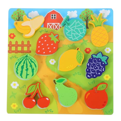 WESIEVYA Holzpuzzle für Kleinkinder Lernspielzeug für Frühe Bildung Fördert Hand Augen Koordination und Kreativität Sicheres mit Großen für Jahre Alte WESIEVYA Holzpuzzle für Kleinkinder Lernspielzeug für Frühe Bildung Fördert Hand Augen Koordination und Kreativität Sicheres mit Großen für Jahre Alte von WESIEVYA