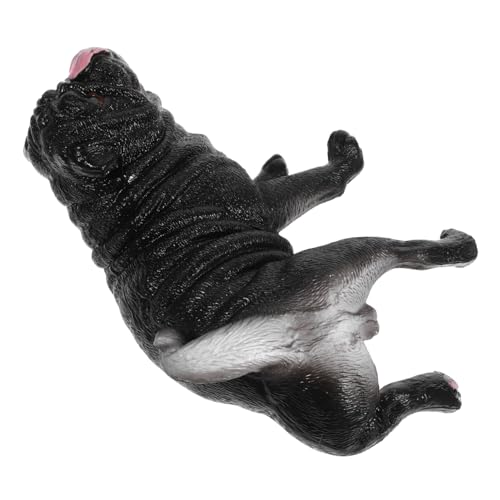 WESIEVYA Hundemodell Spielzeug Hundefigur Hundestatue Modell Simulierte Hundestatue Hundemodelle Hundedekoration Hundefigur Realistisches Tiermodell Realistisches Hundemodell von WESIEVYA
