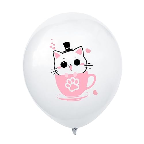 WESIEVYA Katzenmuster Ballon Dekorativer Aluminiumfolie Luftballon 2 Bündel Für Geburtstagsfeiern Babypartys Jahrestage Und Hochzeiten Ideal Partyzubehör Und Dekoration von WESIEVYA