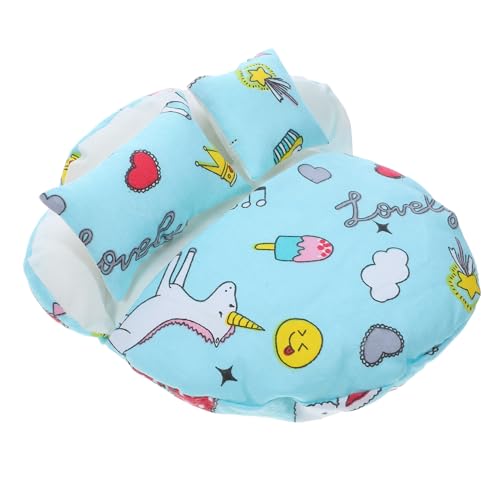 WESIEVYA Kleiner Puppenschlafsack aus Wiederverwendbar und Farbecht mit Kissen Puppenzubehör für Puppenbett für Puppenhaus und Fantasievolles Spiel WESIEVYA Kleiner Puppenschlafsack aus Wiederverwendbar und Farbecht mit Kissen Puppenzubehör für Puppenbett für Puppenhaus und Fantasievolles Spiel von WESIEVYA