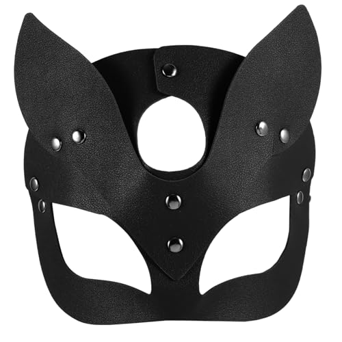 WESIEVYA Ledermaske Fuchsmaske Für Maskerade Und Cosplay Partymaske Aus Hochwertigem Ideal Für Karneval Halloween Und Kreative Kostüme Requisite Für Unvergessliche Auftritte von WESIEVYA